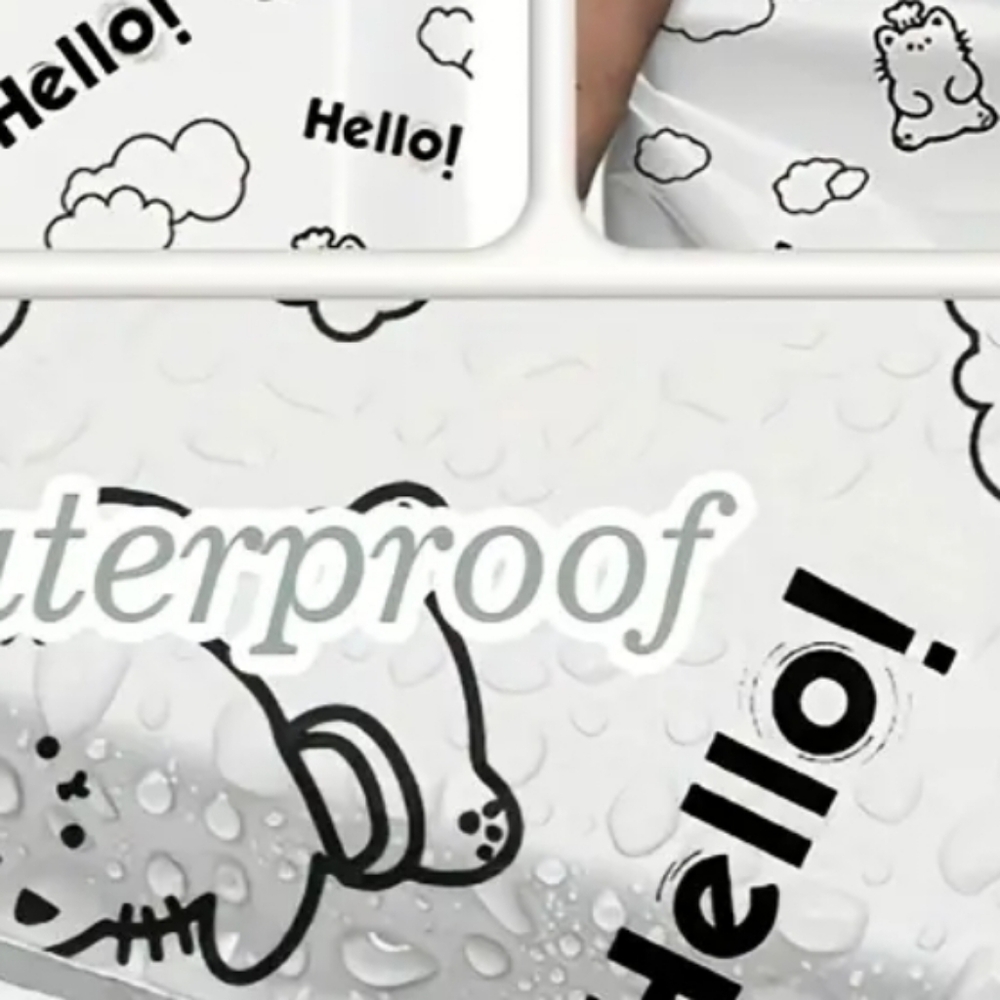 Large Black White Hello Pokymailers 12 X 15 Qty 25 Waterproof Tear Resistant H🔥